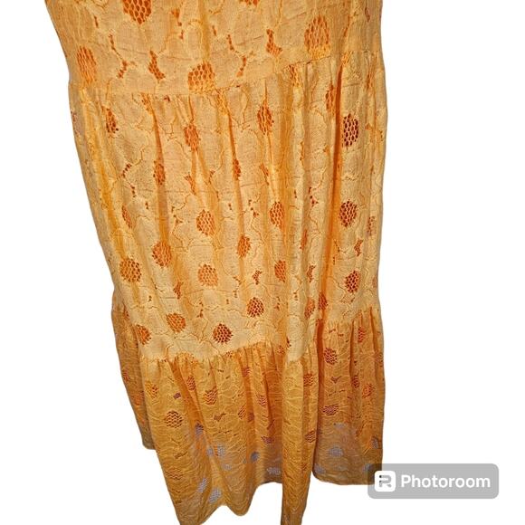 Trina Turk Margery Off-the-Shoulder Eyelet Midi Dress Size S - Picture 6 of 15